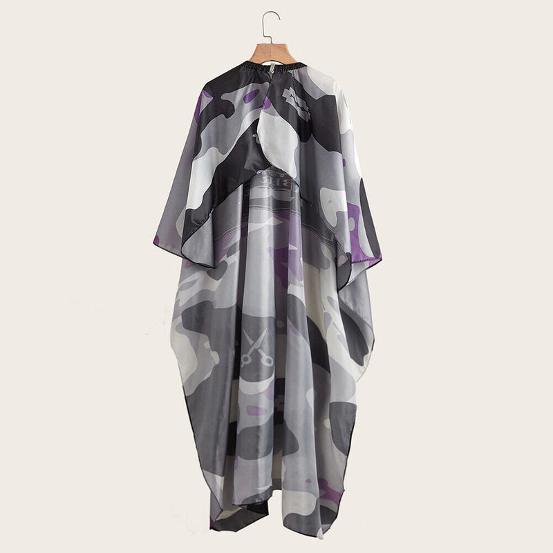 Salon Antistatic Hairdresser Apron Waterproof Dustproof Hair Cut Capes (A) Newly