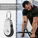 Stainless Steel Fitness Pulley Bearing Heavy Lifting Workout Mute Gym Equip