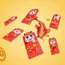 Coated Paper Red Envelope Hongbao Money Packet for Best Wishes/Good Luck Kit