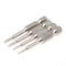 8Pcs 50mm Magnetic Head Bits S2 Chrome Plated Steel Torx Screwdriver Bit Se