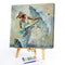 20X20cm Frameless Oil Paint By Numbers Picture DIY Painting (Umbrella Girl)