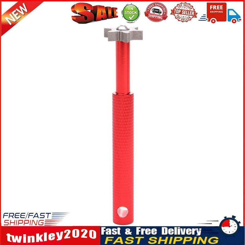 Golf Club Cleaner Wedge Sharpener Golf Groove Planer Cleaning Tool (Red) Newly