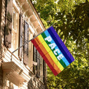Peace Flag, Rainbow Flag, Vivid Colors Without Flagpole f? Interior - and