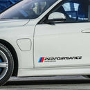 2pcs Car Stickers M Performance Limited Edition Side Door Decals (Black) Newly
