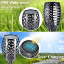 Landscape Solar Flame Torch Light Waterproof Garden Yard Street Lamp (6pcs)