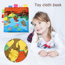 Cartoon Baby Cloth Book Colorful Early Learning Montessori Quiet Books