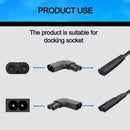IEC 320 C7-C8 90 degree up down angled right angle Tools power AC adapter S6H9
