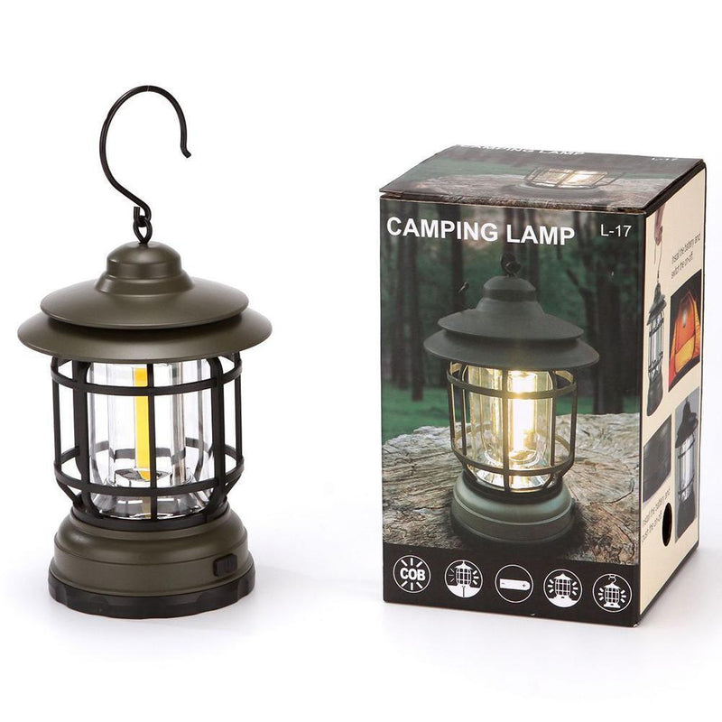 800mAh LED Hanging Camping Lanterns Outdoor Hiking Tent Lights (Army Green)