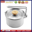 Outdoor Camping Hiking Portable Pot Tea Coffee Cooking Pot Water Kettle Tea