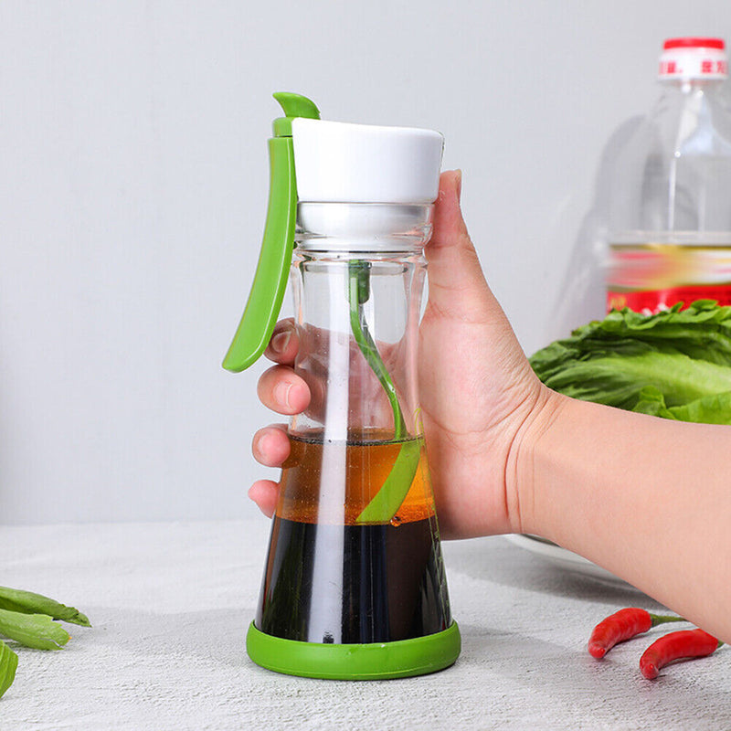 Manual Salad Dressing Stirring Cup Seasoning Sauce Juice Mixer Bottle Cup
