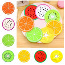 Non-slip Coasters Silicone Coaster Bowl Pad Fruit Shape Heat Insulation Mat