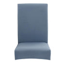 Thin Stretch Chair Covers Light Blue Elastic Seat Case Slipcovers (4pcs)