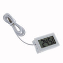 Thermometer LCD Temperature Meter Refrigerator Aquarium Monitor (White) Newly