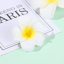 Women Girl Simulation White Plumeria Hairpin Beach Seaside Hair Clip Flower