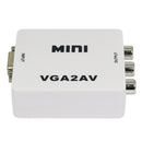 Premium Computer VGA AV TV Composite RCA S-Video Scan Converter 1080p