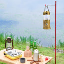 LED Solar Power Lantern Lamp Portable Outdoor Camping Hiking Emergency Lighting