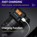 LED Headlamp Power Bank Wave Induction Waterproof Headlight for Camping Hiking