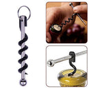 Keyring Portable Cork Puller Red Wine Bottle Opener Corkscrew Twist Stick