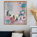 5D DIY Full Drill Diamond Painting Cross Stitch Mosaic Craft Kits (Love02)