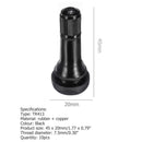 TR413 Snap-in Rubber Tubeless Tire Valve Stems for Car Motorcycle (10pcs) Newly