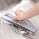 Folding Sponge Cleaning Brush Kitchen Bathroom Wall Glass Cleaner (Purple)2