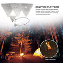 Stainless Steel Camping Picnic Burning Stoves Campfire Hanging Triangle Sto