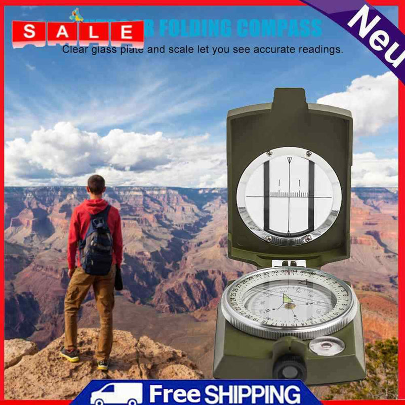 Portable Glowing Compass, Camping, Hiking, Boating, Survival, Navigati