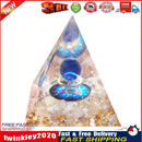 Crystal Orgonite Pyramid Amethyst Peridot Heal Energy Generator Crafts (A) Newly