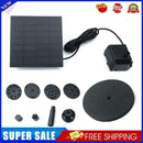 Solar Panel Powered Water Fountain Pool Pond Bird Bath Decor Water Pump Kit