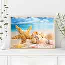 11CT Sea Star Counted Embroidery DIY Full Cross Stitch Cotton Thread Wall Kits