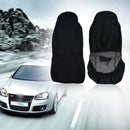 Universal Car Front Rear Seat Covers Cushion Pad for Crossovers SUV Black