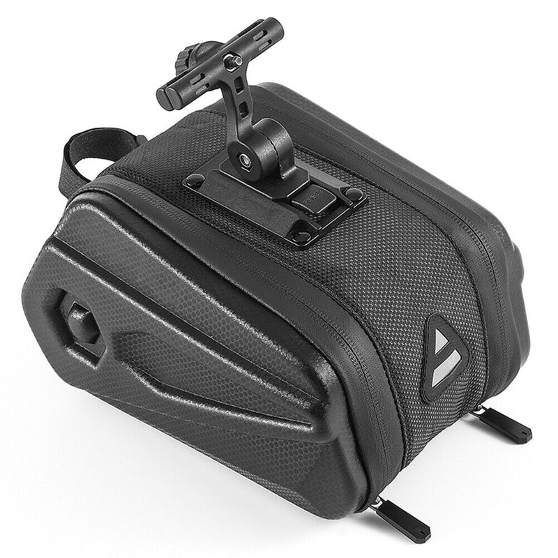 Bicycle Saddle Bag 2.6L Capacity Waterproof Bicycle Hard Saddlebag Scratch-Proof