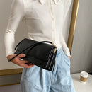 Fashion Alligator PU Leather Women Handbag Totes Female Flap Daily Shoulder Bag