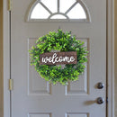 Artificial Green Leaf Door Hanging Decor Home Ornament Holiday Decorative Wreath