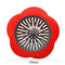 Flower Sink Strainer Kitchen Drain Filter Bathroom Drainage Hair Trap(Red)