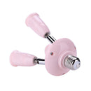 3 in 1 E27 to E27 Lamp Base Socket Splitter LED Light Bulb Holder (Pink)