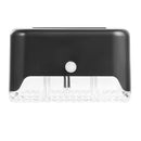 4pcs LED Solar Lamp Outdoor Stair Garden Fence Step Wall Lights (Warm)