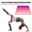 5pcs Gym Exercise Resistance Band Belt Women Indoor Yoga Workout Fitness Rope