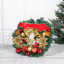Bow-knot Garland Ornament Wall Hanging Christmas Decorations Christmas Wreath