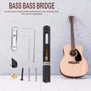 5 Strings Black Guitar Bridge Single Headless Fanned Fret Electric Guitar T