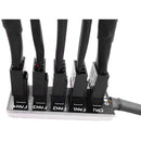 1 to 5 4-Pin PWM Fan Hub CPU Cooler Fan PC Case Cooling Fan Sleeved Power Cable