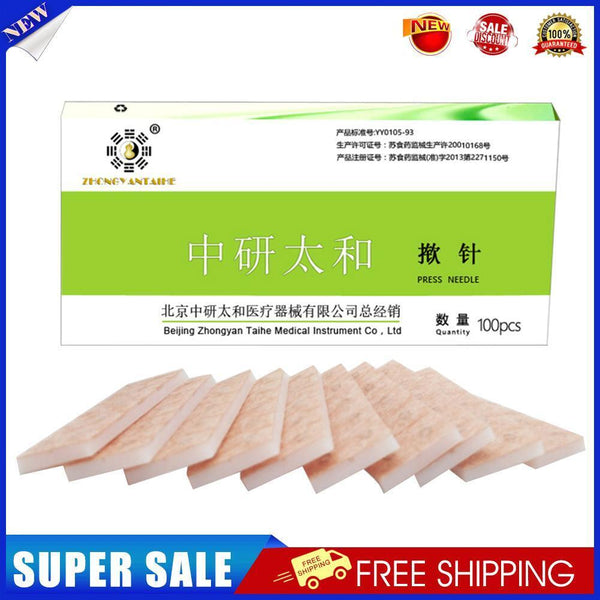 100pcs One-time Ear Point Auricular Stickers Intradermal Press Needle (02)