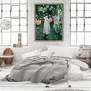 Oil Paint By Numbers Picture DIY Painting Woman Lantern Acrylic Paint Decor