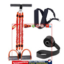 Pedal Resistance Band Set Break-Proof Strength Adjustable Pedal (Red) Newly