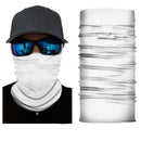 Cycling Camping Neck Tube Scarf Outdoor Gaiter Bandana Headband (White) Newly