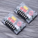 2Pcs Car 2 Way Audio Frequency Divider Circuit Automobile Audio Speakers LA