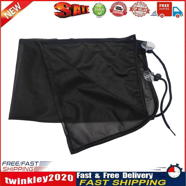 Car Anti-UV Side Window Sunshades Windscreen Shade Curtain Polyester Black Newly