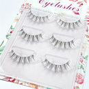 Cluster Makeup Tools Soft Short Cross Makeup Lashes Messy False Eyelashes