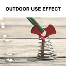 Outdoor Aluminum Ground Peg Spring Nail Camping Tent Windproof Fixed Hook Buc