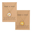 Adjustable Novelty Daisy Flower Necklace Sunflower Necklace Neck Jewelry Collar